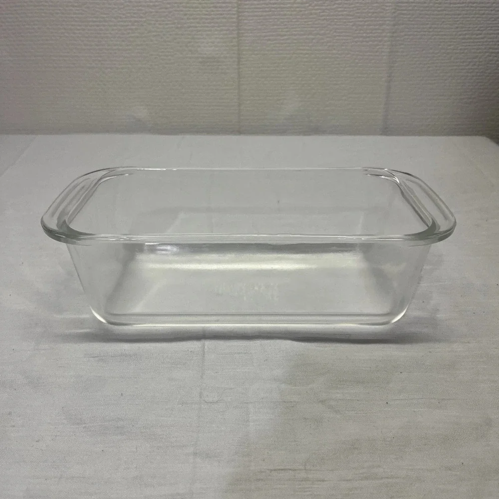 Pyrex 213 Clear Glass Loaf Pan 1.5L Vintage Corning USA Baking Dish 8.5 x 4.5